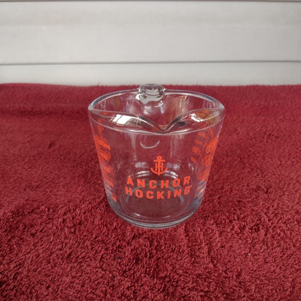 Vintage Anchor Hocking Glass Measuring Cup 16oz/2 cups